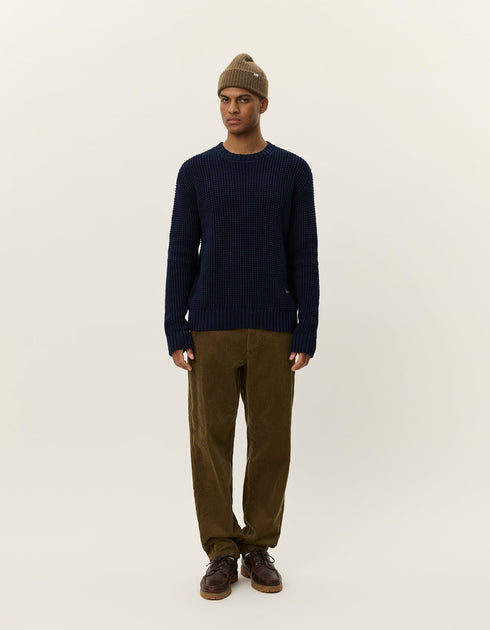 LES DEUX ALVIN WAFFLE CREWNECK